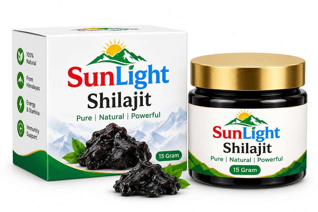 SunLight Shilajit – Pure Himalayan Shilajit Resin.