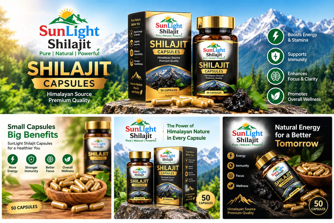 SunLight Shilajit Capsules – Premium Quality.