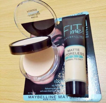 Duel Delight Makeup Set Matte Poreless Foundation POWEDER
