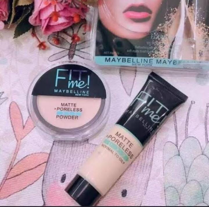 Duel Delight Makeup Set Matte Poreless Foundation POWEDER